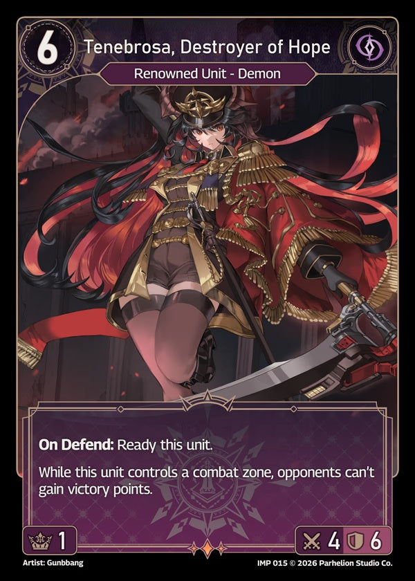 Tenebrosa, Destroyer of Hope card