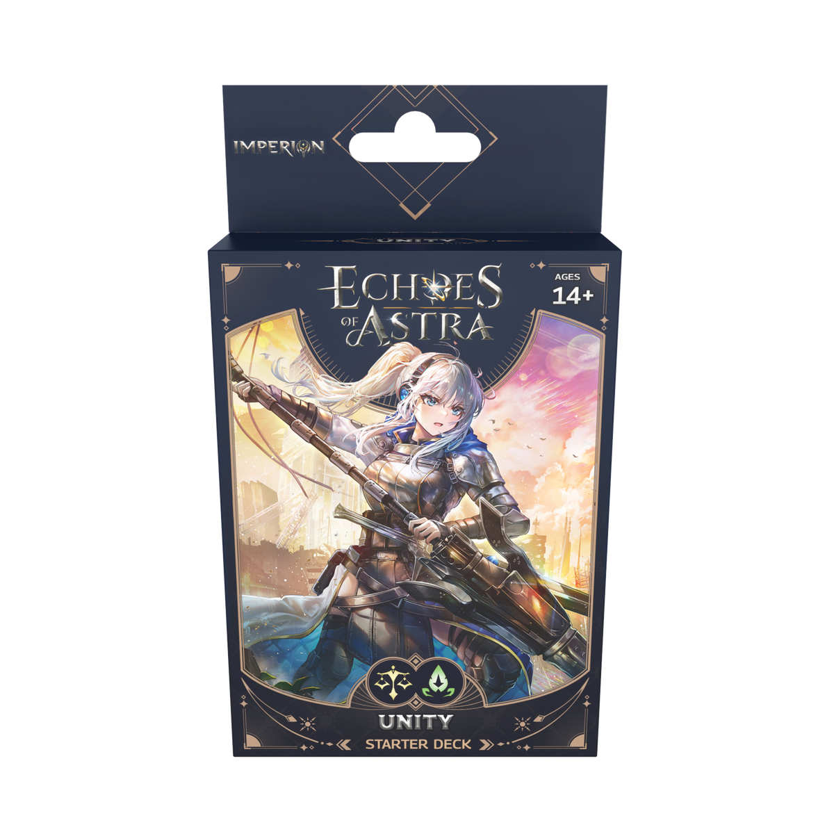 Echoes of Astra Imperion Unity Starter Deck alternate angled view