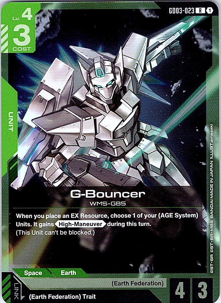 G-Bouncer - Steel Requiem - GD03-023 - Holo - NM