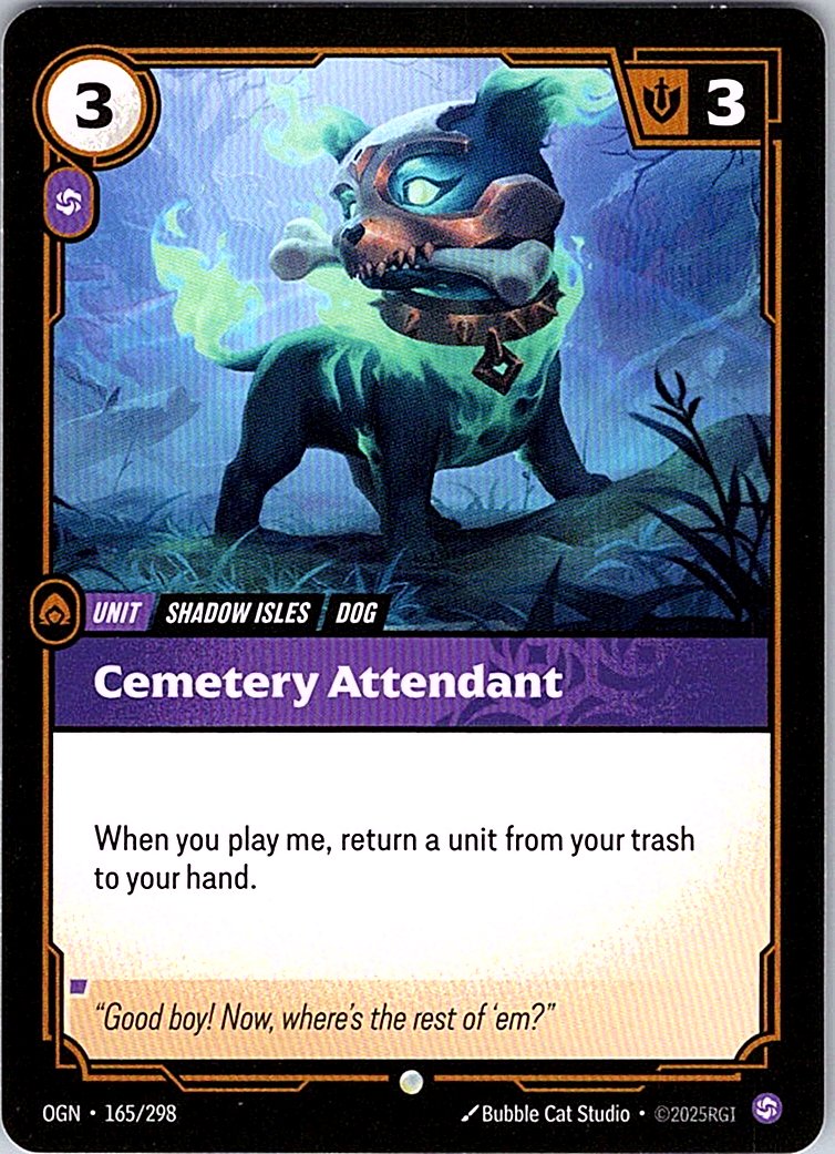 Cemetery Attendant - Origins - 165/298 - - NM