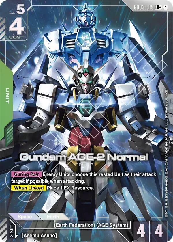 Gundam AGE-2 Normal LRplus - Steel Requiem - GD03-019 - Holo - NM