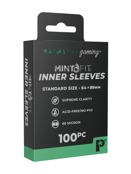 Palms Off Gaming MintFit Inner Sleeves - Standard Size - 100pc