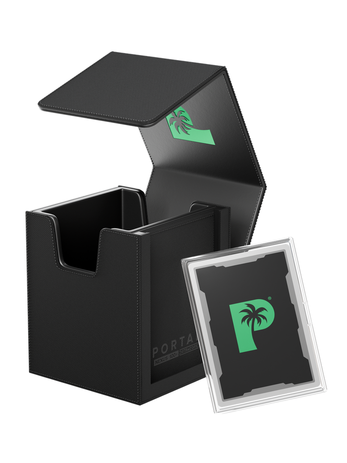 Palms Off Gaming Portal Deck Box - Nexus 100+ Black