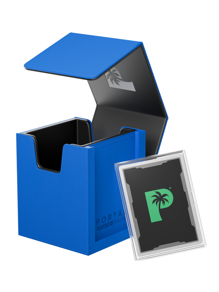 Palms Off Gaming Portal Deck Box - Nexus 100+ Blue