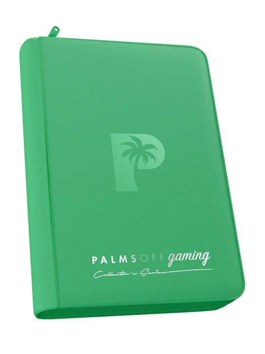 Palms Off Gaming Collector's Series 4 Pocket Zip Binder - Green