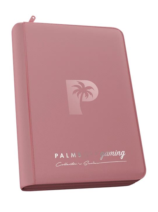 Palms Off Gaming Collector's Series 4 Pocket Zip Binder - Pink
