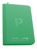 Palms Off Gaming Collector's Series 9 Pocket Zip Binder - Green